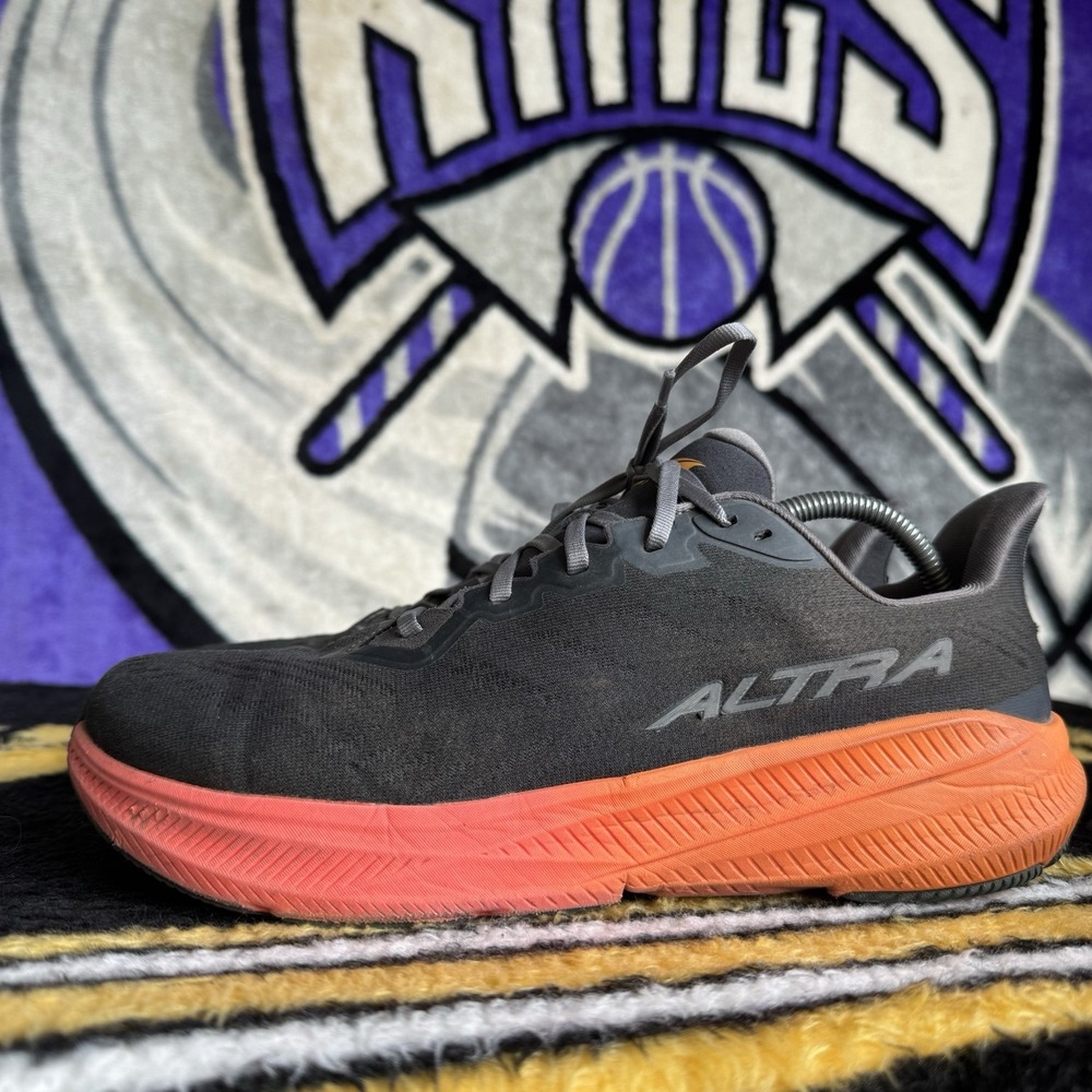 Size 11.5 - Altra Experience Flow 2 Men's Road Running Shoes Black Foot Shape